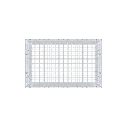 Gabion 80 cm x 50 cm x 50 cm (L x H x P), mailles 5 cm x 5 cm, anneau en C