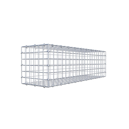 Gabião 100 cm x 30 cm x 30 cm (C x A x P), malhagem 5 cm x 5 cm, anel C