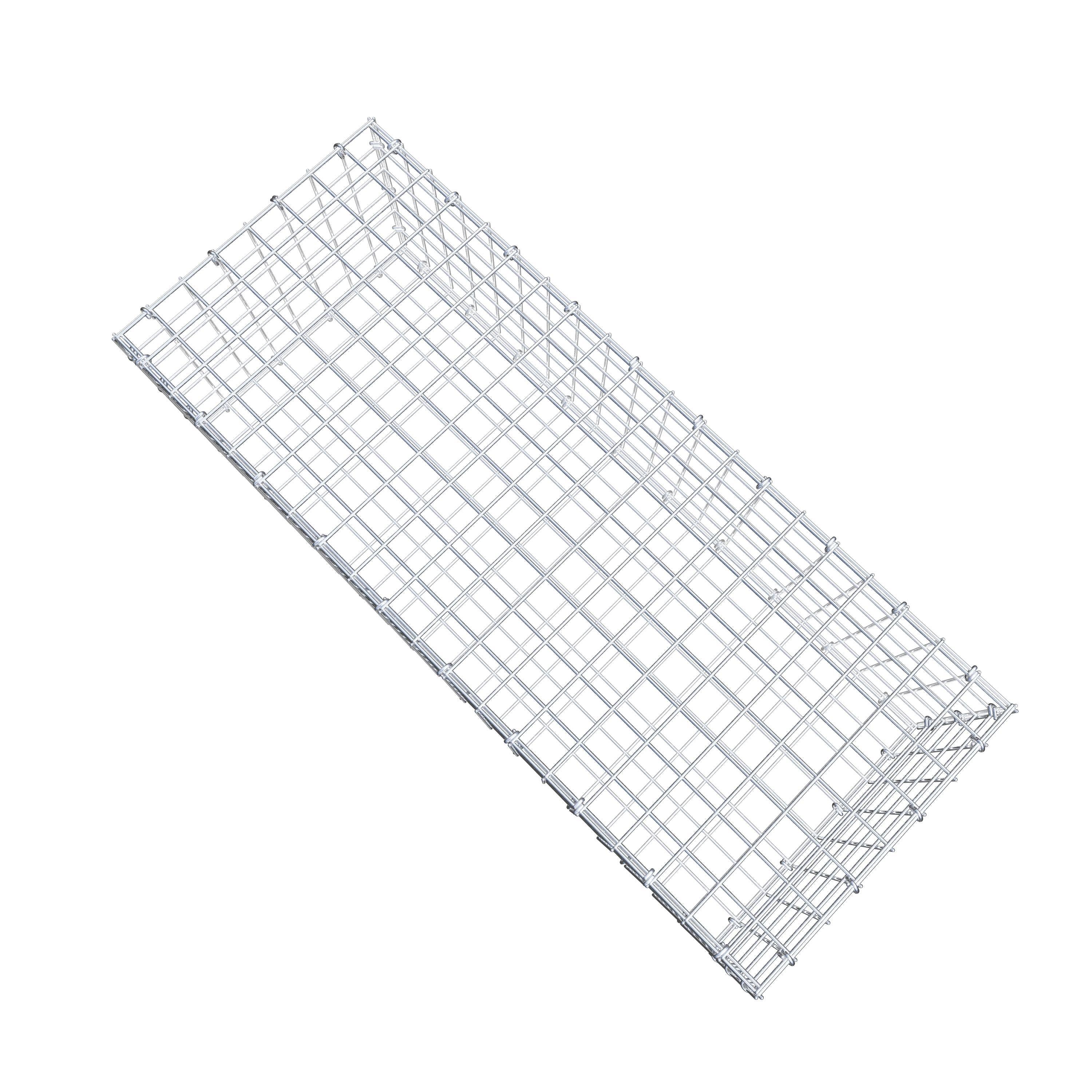 Gabion 100 cm x 30 cm x 40 cm (L x H x D), maskestørrelse 5 cm x 5 cm, C-ring