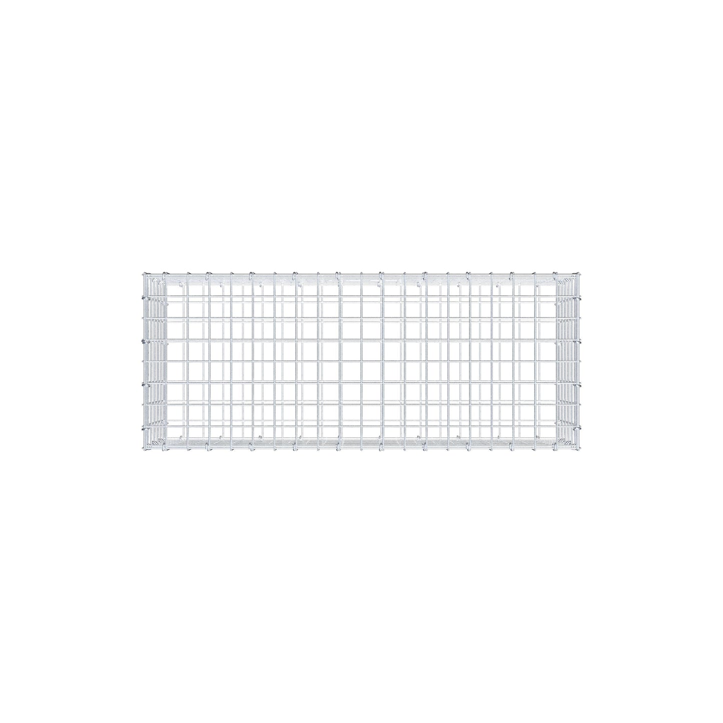 Gabione 100 cm x 30 cm x 40 cm (L x H x T), Maschenweite 5 cm x 5 cm, C-Ring