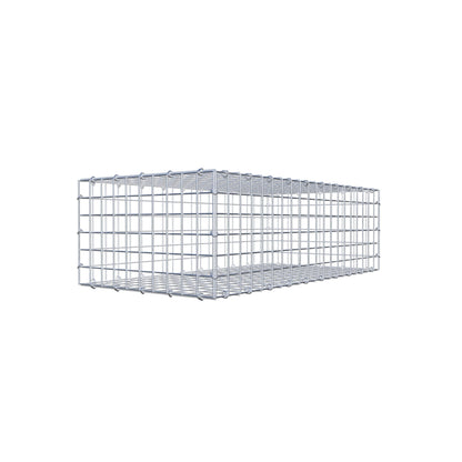 Gabion 100 cm x 30 cm x 50 cm (L x H x D), mesh size 5 cm x 5 cm, C-ring