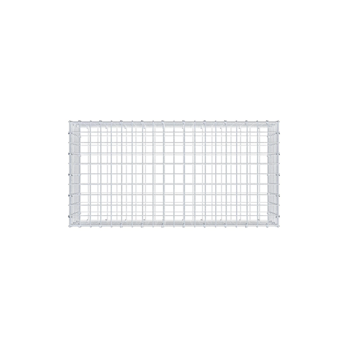 Gabion 100 cm x 30 cm x 50 cm (L x H x D), mesh size 5 cm x 5 cm, C-ring