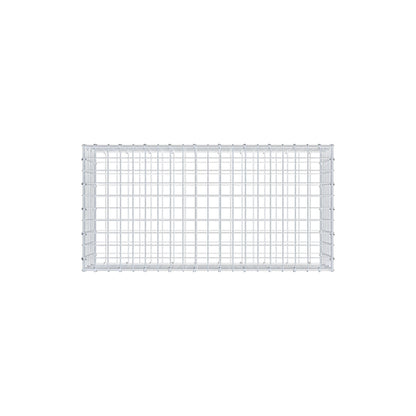 Gabion 100 cm x 30 cm x 50 cm (L x H x D), mesh size 5 cm x 5 cm, C-ring