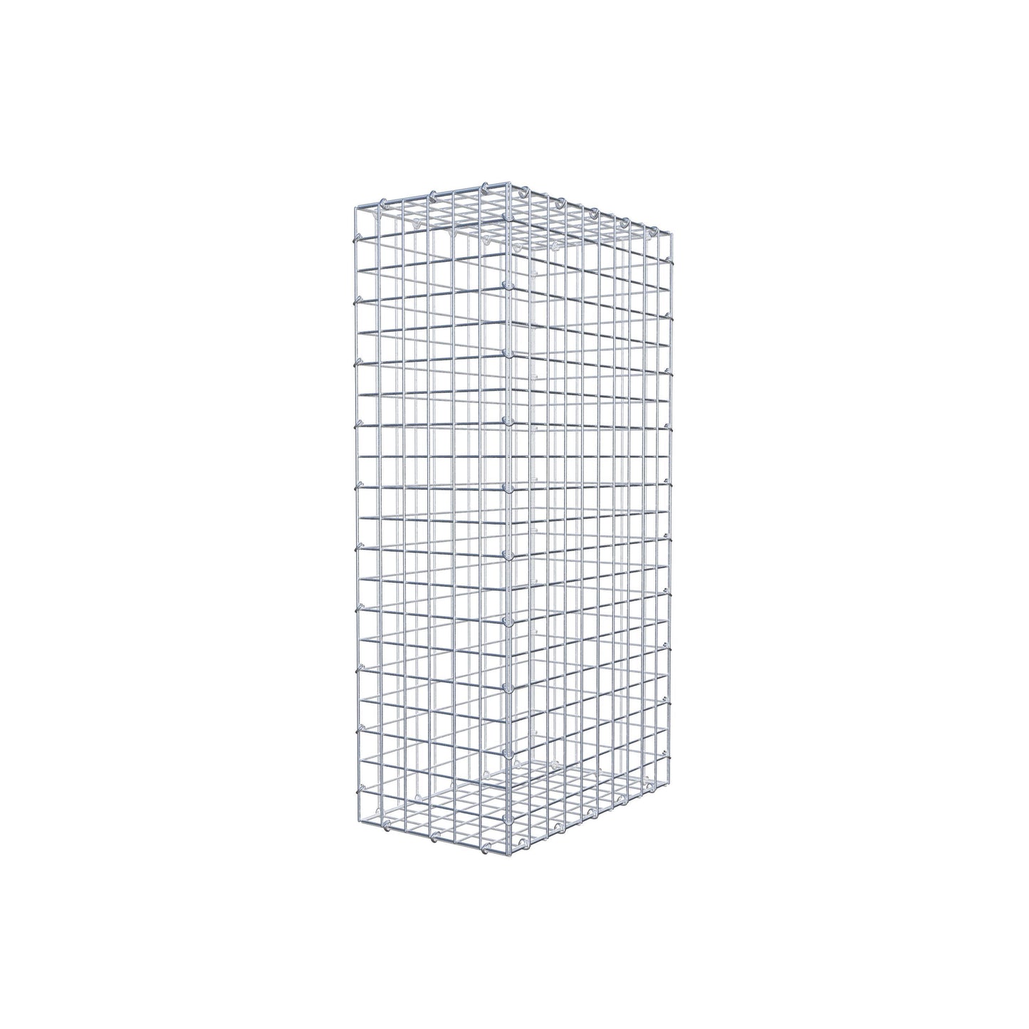 Gabion 100 cm x 50 cm x 30 cm (L x H x D), maskestørrelse 5 cm x 5 cm, C-ring