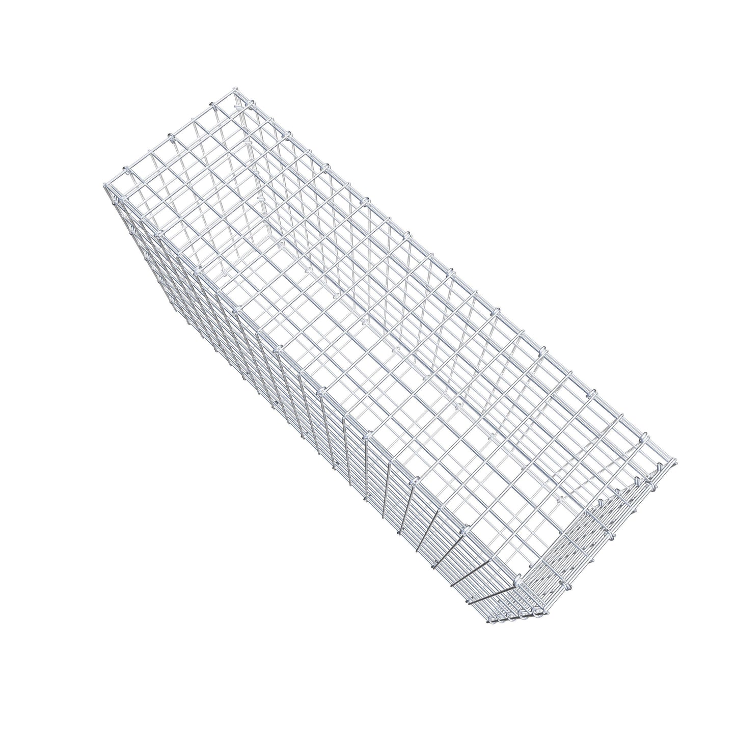 Gabion 100 cm x 50 cm x 30 cm (L x H x D), maskestørrelse 5 cm x 5 cm, C-ring