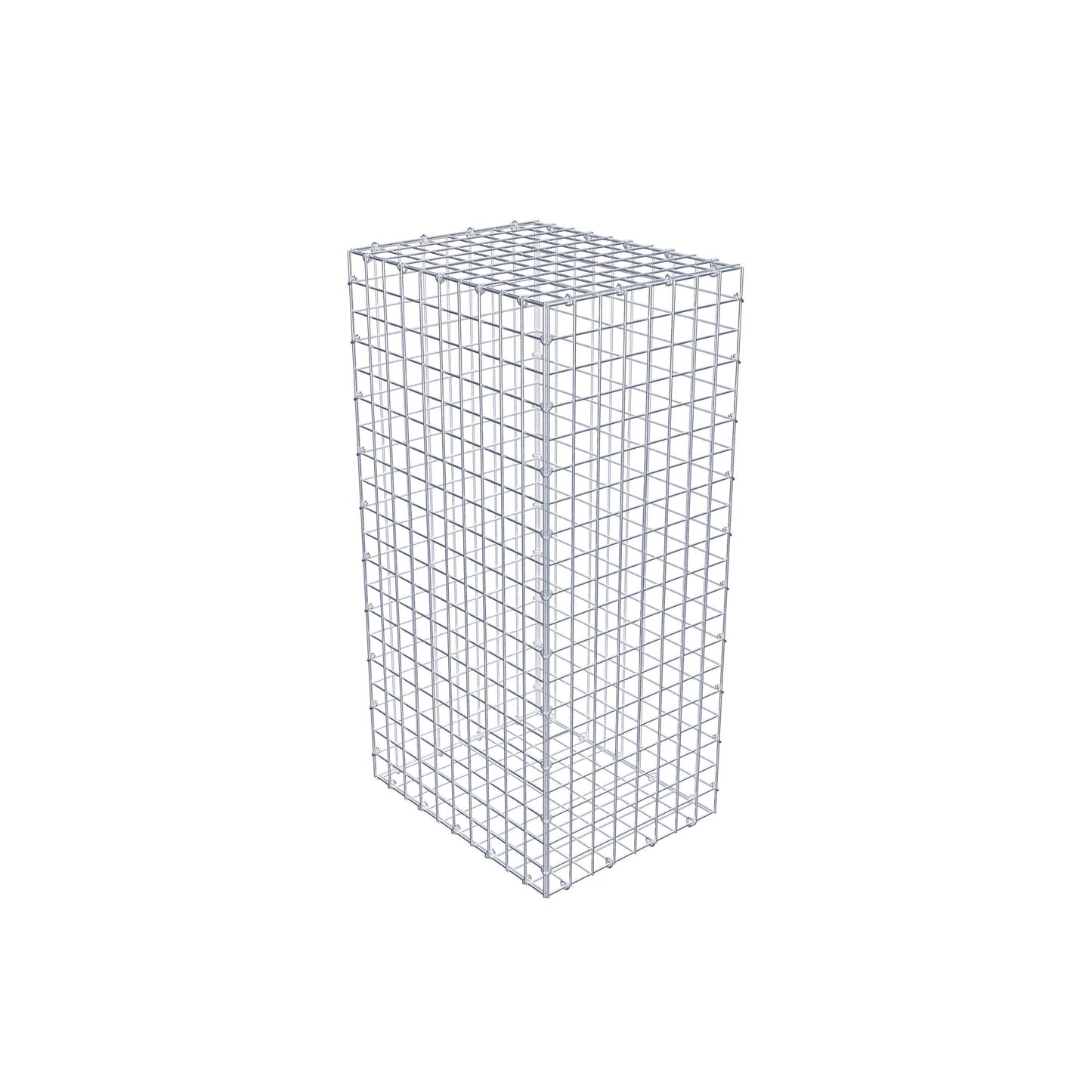 Gabione 100 cm x 50 cm x 40 cm (L x H x T), Maschenweite 5 cm x 5 cm, C-Ring