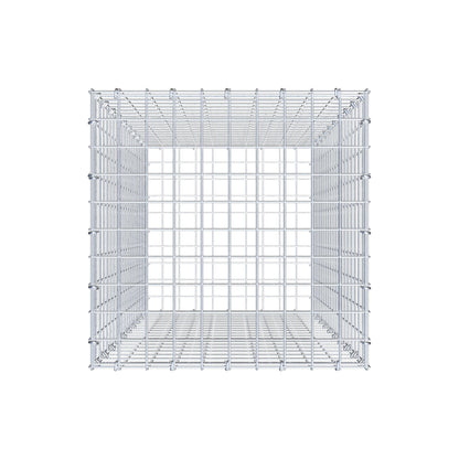 Gabion 100 cm x 50 cm x 50 cm (L x H x P), mailles 5 cm x 5 cm, anneau en C
