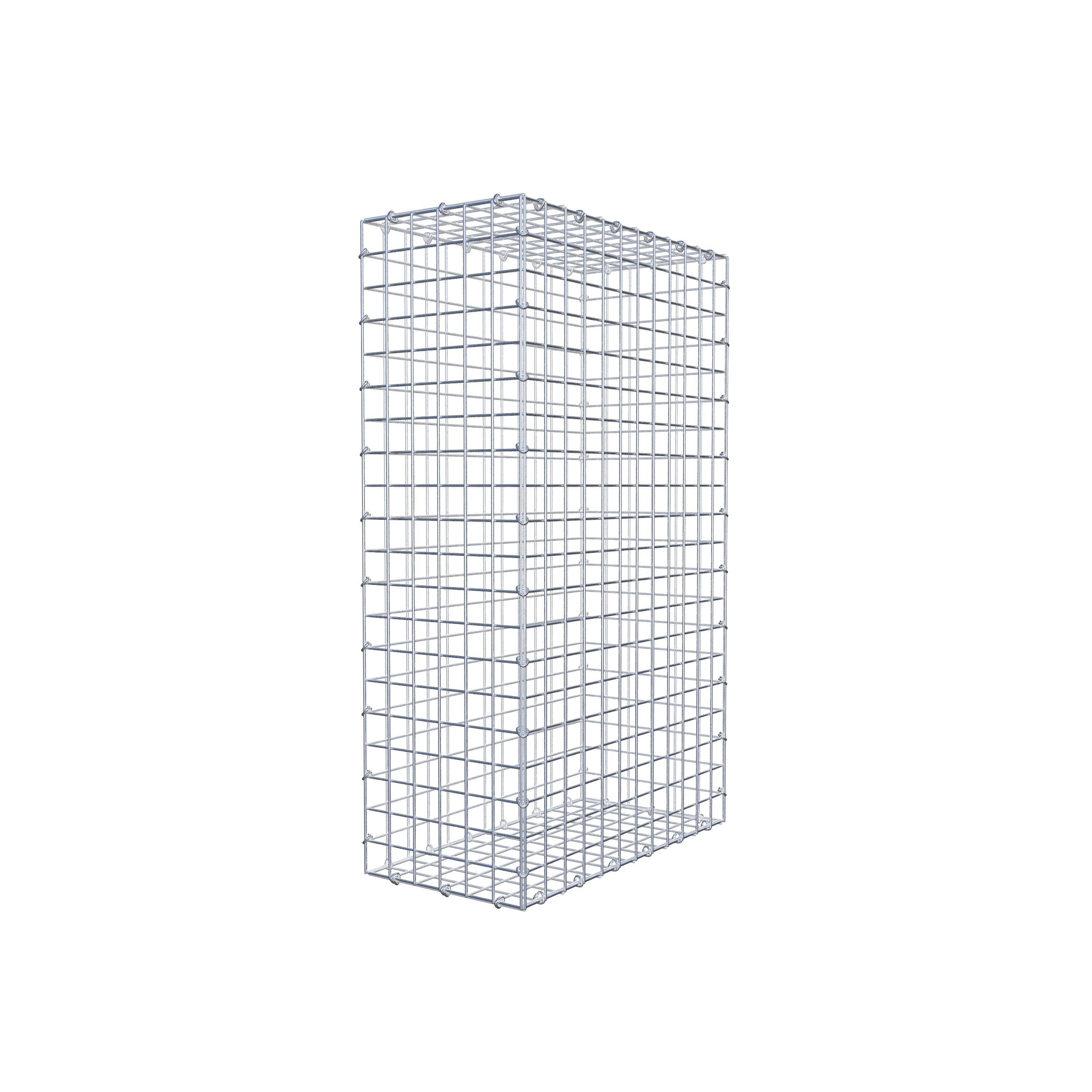 Gabion 100 cm x 60 cm x 30 cm (L x H x D), mesh size 5 cm x 5 cm, C-ring