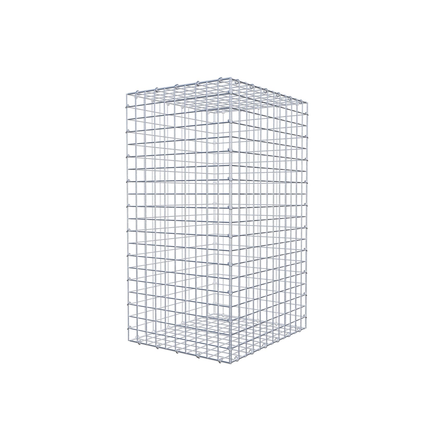 Gabion 100 cm x 60 cm x 50 cm (L x H x P), mailles 5 cm x 5 cm, anneau en C