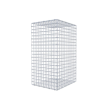 Gabion 100 cm x 60 cm x 50 cm (L x H x P), mailles 5 cm x 5 cm, anneau en C