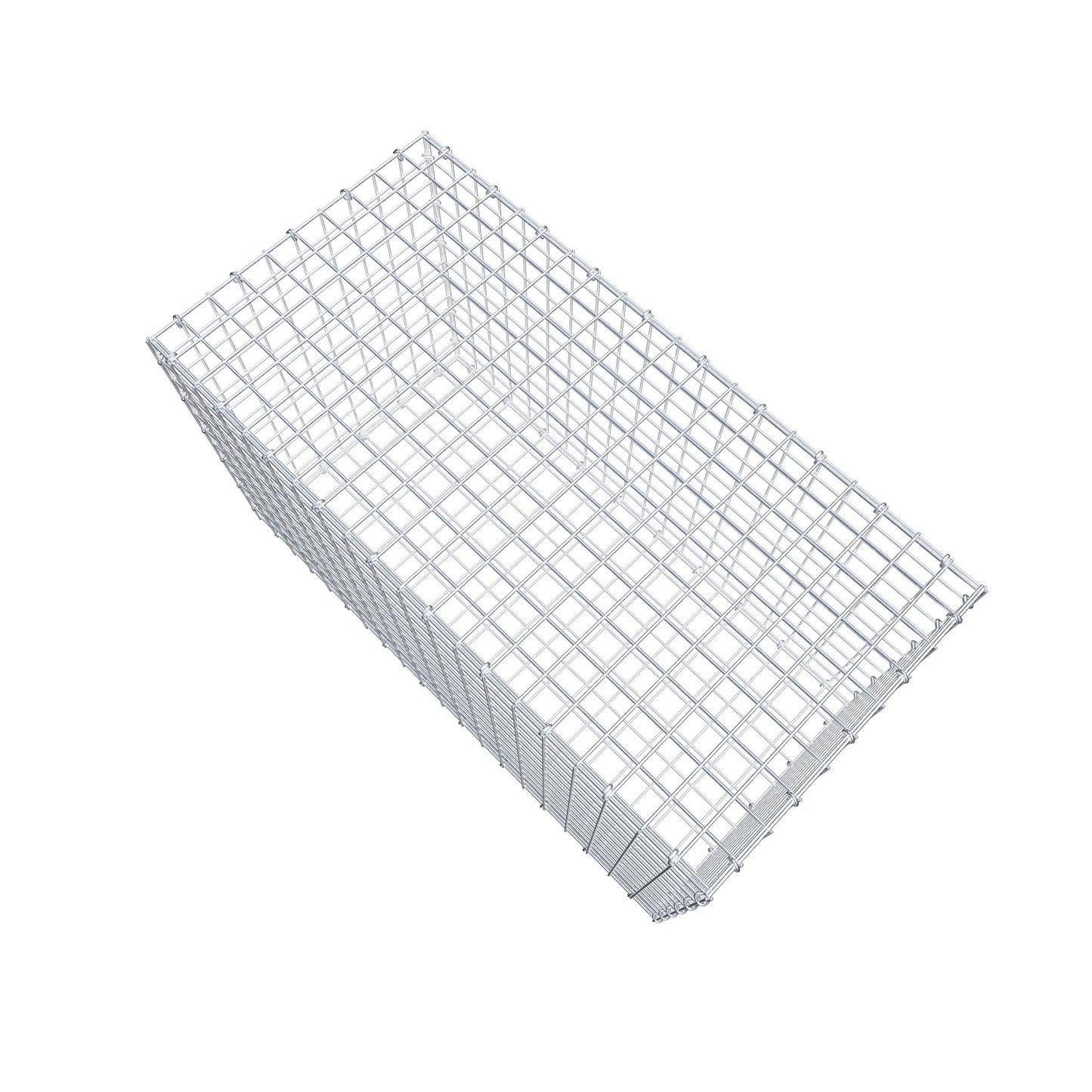 Gabion 100 cm x 60 cm x 50 cm (L x H x P), mailles 5 cm x 5 cm, anneau en C
