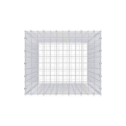 Gabion 100 cm x 60 cm x 50 cm (L x H x P), mailles 5 cm x 5 cm, anneau en C