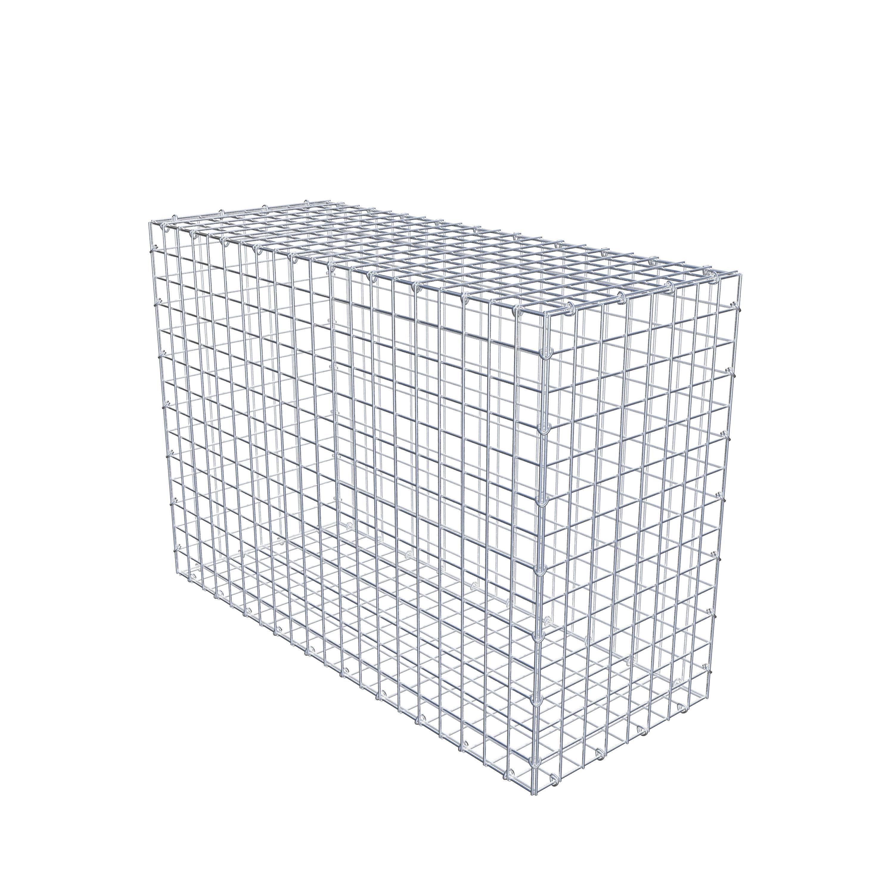 Gabion 100 cm x 70 cm x 40 cm (L x H x D), mesh size 5 cm x 5 cm, C-ring