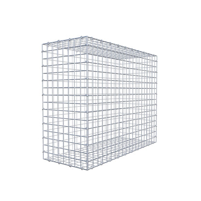 Gabion 100 cm x 80 cm x 40 cm (L x H x D), maskestørrelse 5 cm x 5 cm, C-ring