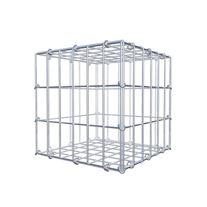 Gabion 30 cm x 30 cm x 30 cm (L x H x D), maskestørrelse 5 cm x 10 cm, C-ring