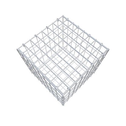 Gabion 40 cm x 40 cm x 40 cm (L x H x D), mesh size 5 cm x 10 cm, C-ring