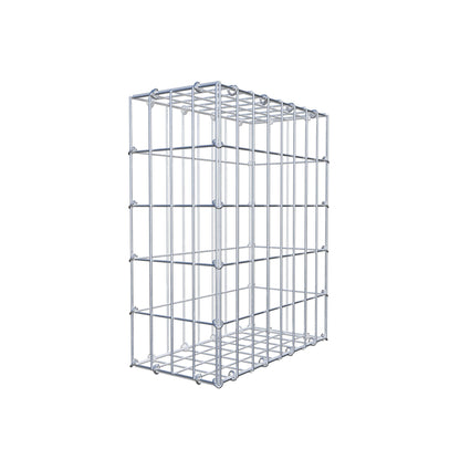 Gabion 50 cm x 40 cm x 20 cm (L x H x D), maskstorlek 5 cm x 10 cm, C-ring