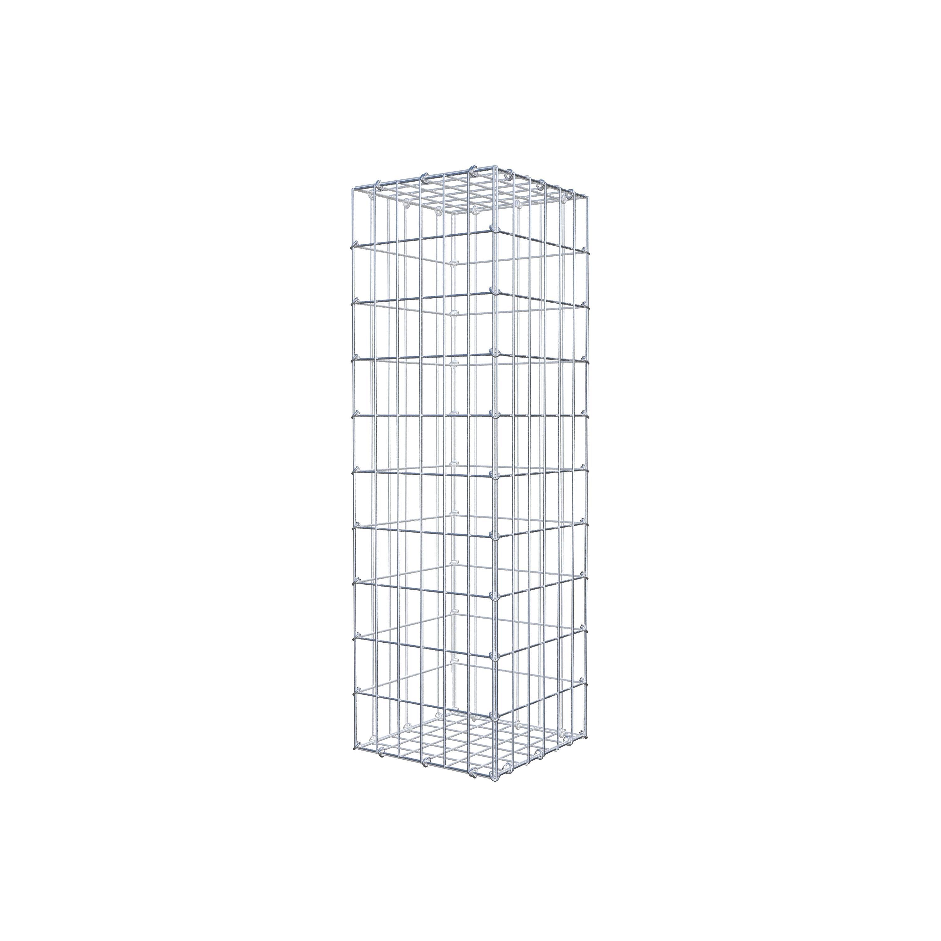 Gabion 100 cm x 30 cm x 30 cm (L x H x D), maskestørrelse 5 cm x 10 cm, C-ring