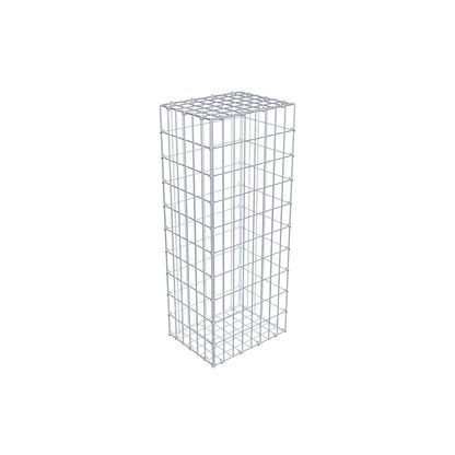 Gabion 100 cm x 30 cm x 40 cm (L x H x P), mailles 5 cm x 10 cm, anneau en C
