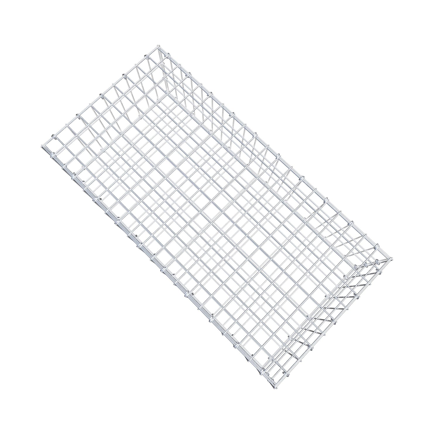 Gabion 100 cm x 30 cm x 50 cm (L x H x P), mailles 5 cm x 10 cm, anneau en C