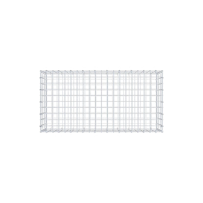 Gabion 100 cm x 30 cm x 50 cm (L x H x P), mailles 5 cm x 10 cm, anneau en C