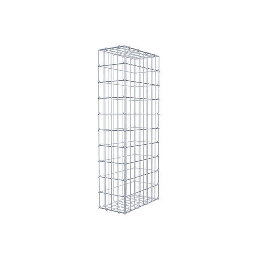 Gabion 100 cm x 40 cm x 20 cm (L x H x D), maskstorlek 5 cm x 10 cm, C-ring