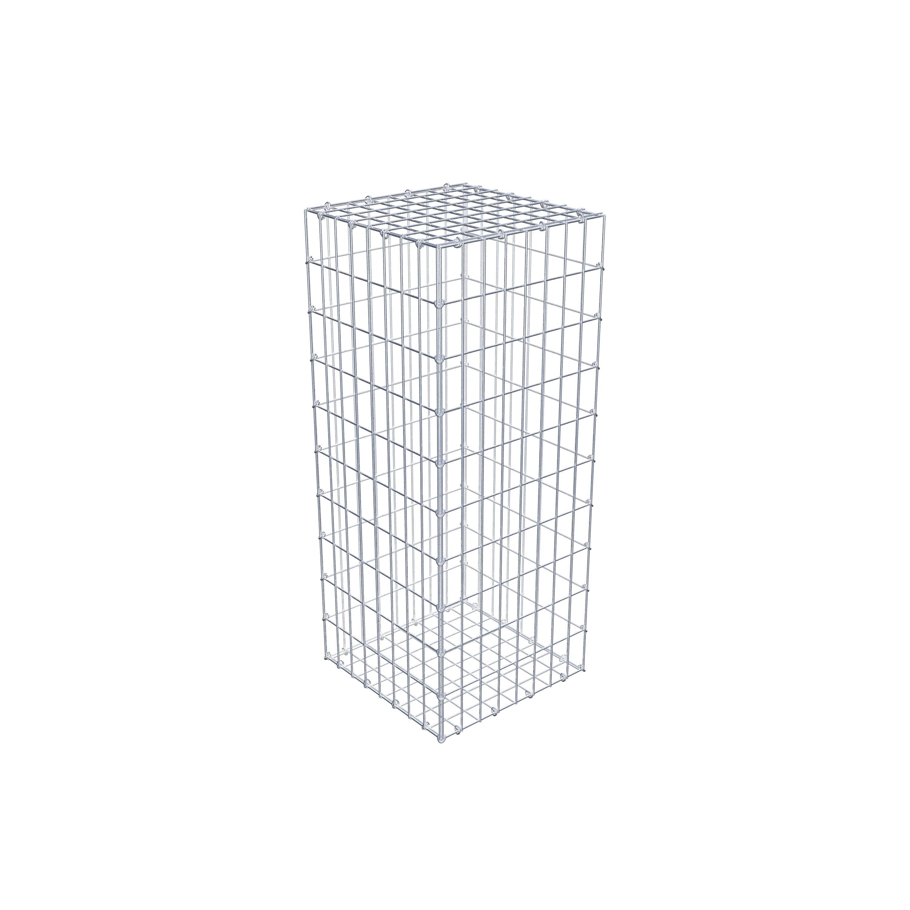 Gabion 100 cm x 40 cm x 40 cm (L x H x D), maskestørrelse 5 cm x 10 cm, C-ring