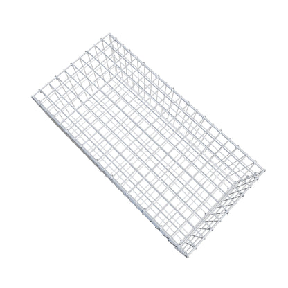 Gabion 100 cm x 40 cm x 50 cm (L x H x P), mailles 5 cm x 10 cm, anneau en C
