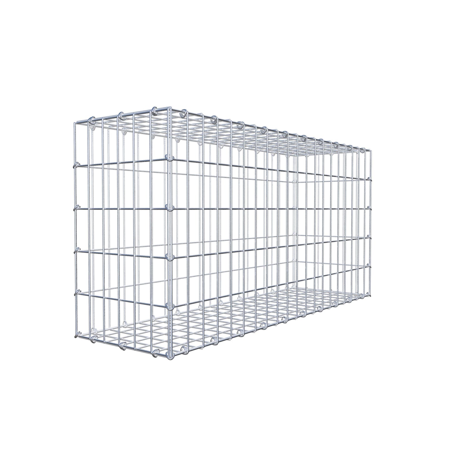 Gabion 100 cm x 50 cm x 30 cm (L x H x P), mailles 5 cm x 10 cm, anneau en C