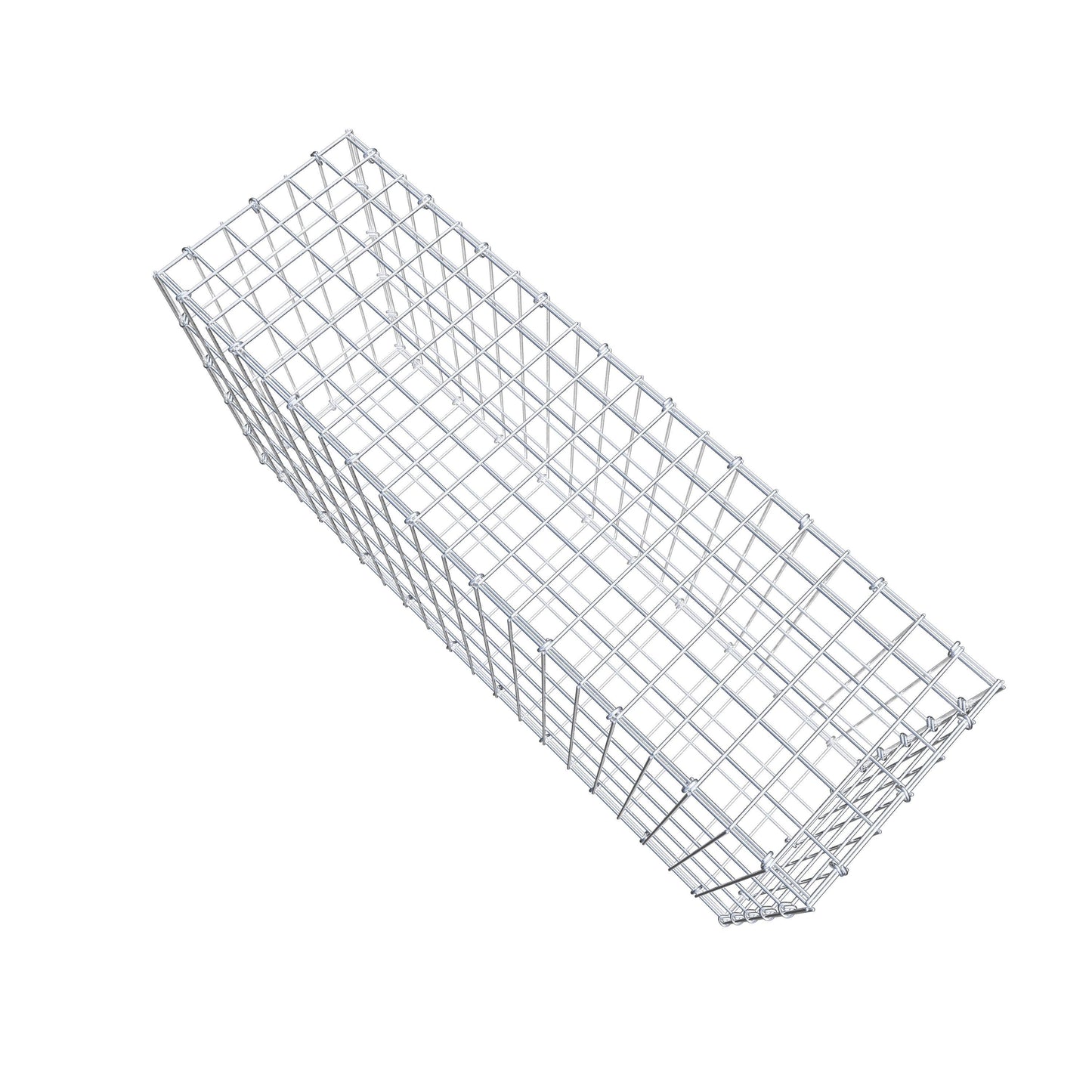 Gabion 100 cm x 50 cm x 30 cm (L x H x P), mailles 5 cm x 10 cm, anneau en C