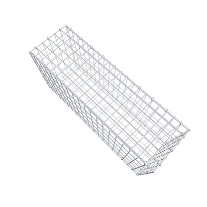 Gabion 100 cm x 50 cm x 30 cm (L x H x P), mailles 5 cm x 10 cm, anneau en C