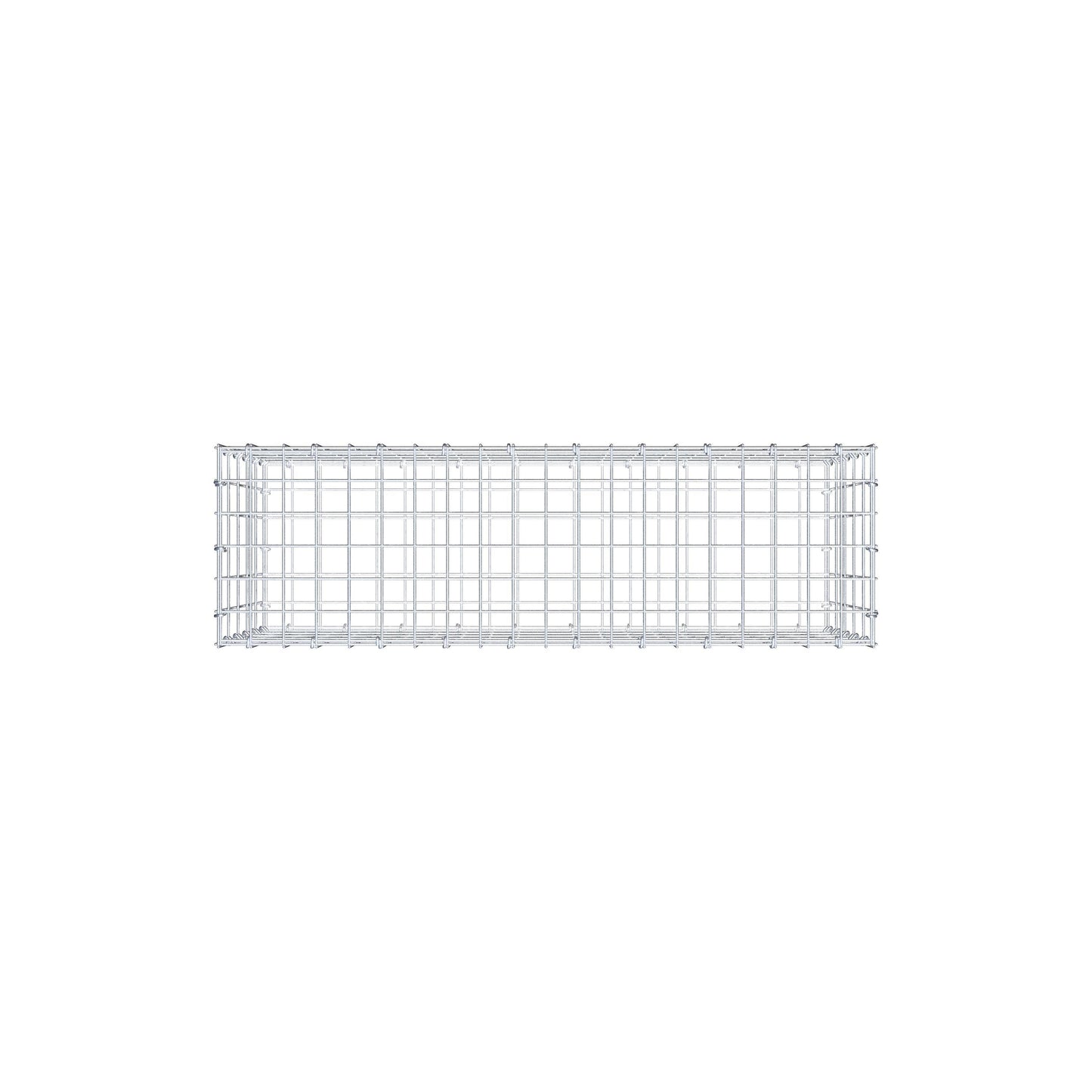 Gabion 100 cm x 50 cm x 30 cm (L x H x P), mailles 5 cm x 10 cm, anneau en C
