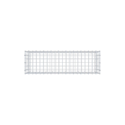 Gabion 100 cm x 50 cm x 30 cm (L x H x P), mailles 5 cm x 10 cm, anneau en C