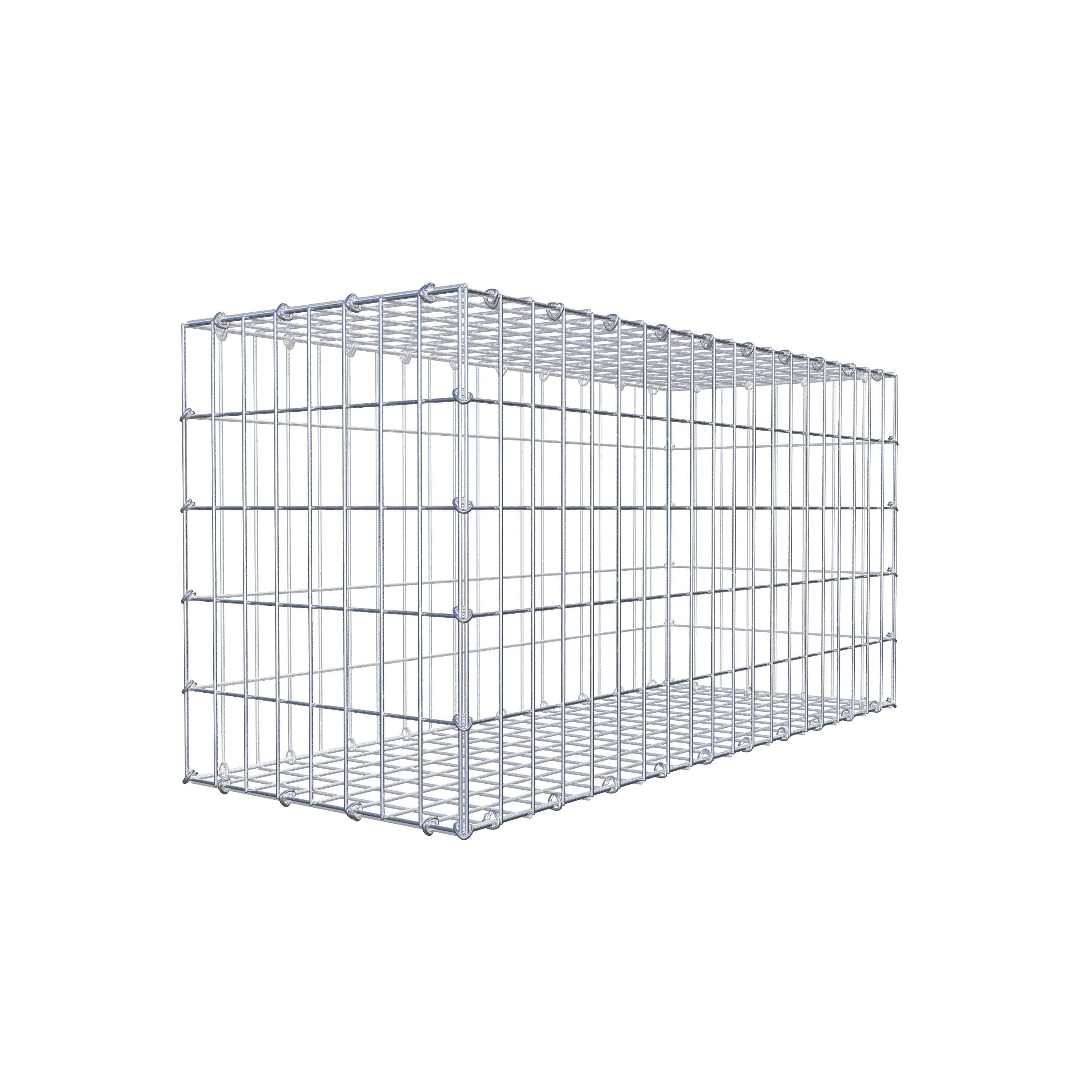 Gabion 100 cm x 50 cm x 40 cm (L x H x D), maskestørrelse 5 cm x 10 cm, C-ring