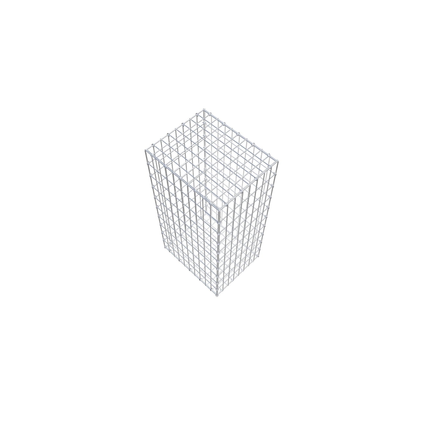 Gabion 100 cm x 50 cm x 40 cm (L x H x D), maskstorlek 5 cm x 10 cm, C-ring