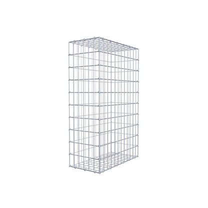 Gavión 100 cm x 60 cm x 30 cm (L x A x P), luz de malla 5 cm x 10 cm, anillo en C