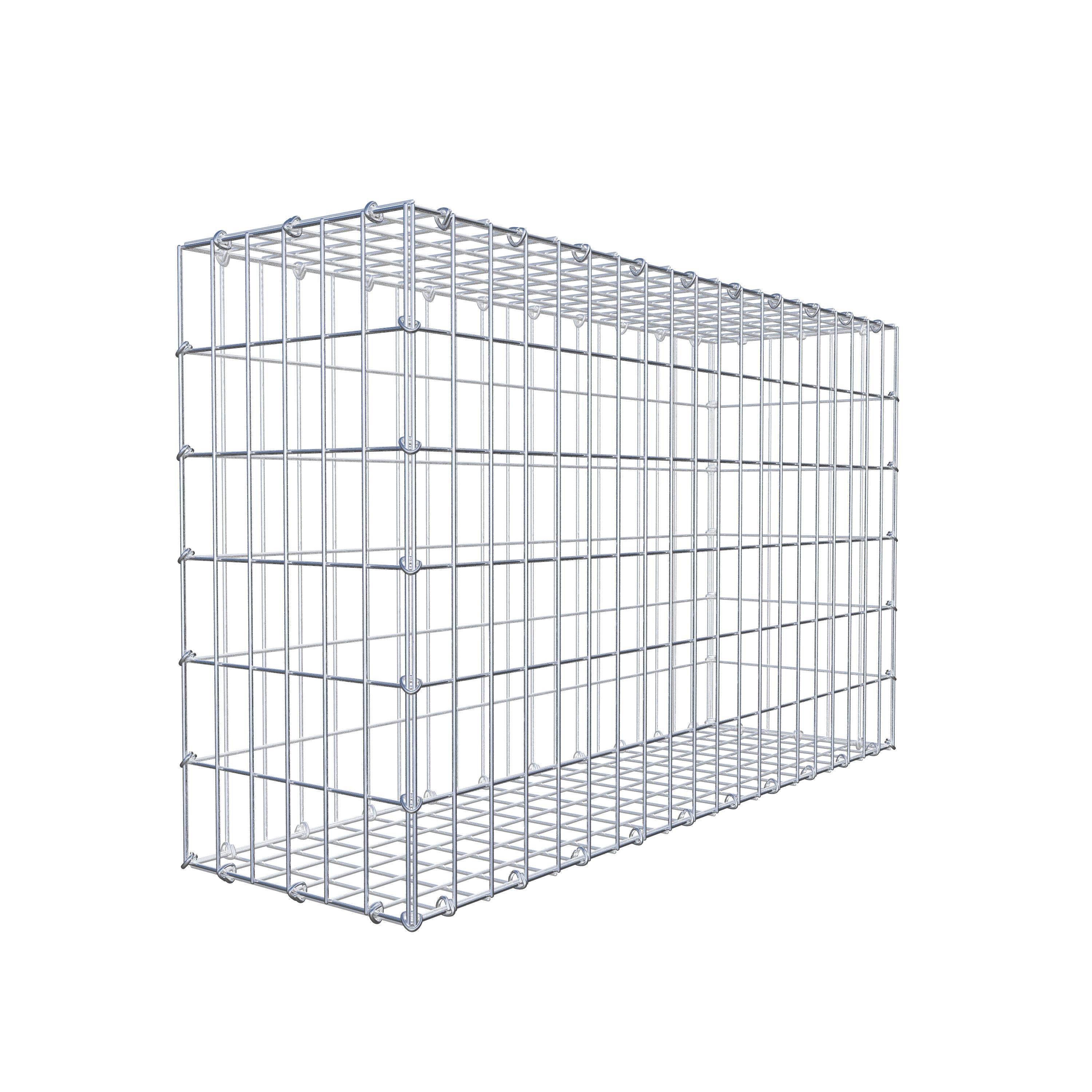 Gabion 100 cm x 60 cm x 30 cm (L x H x D), mesh size 5 cm x 10 cm, C-ring