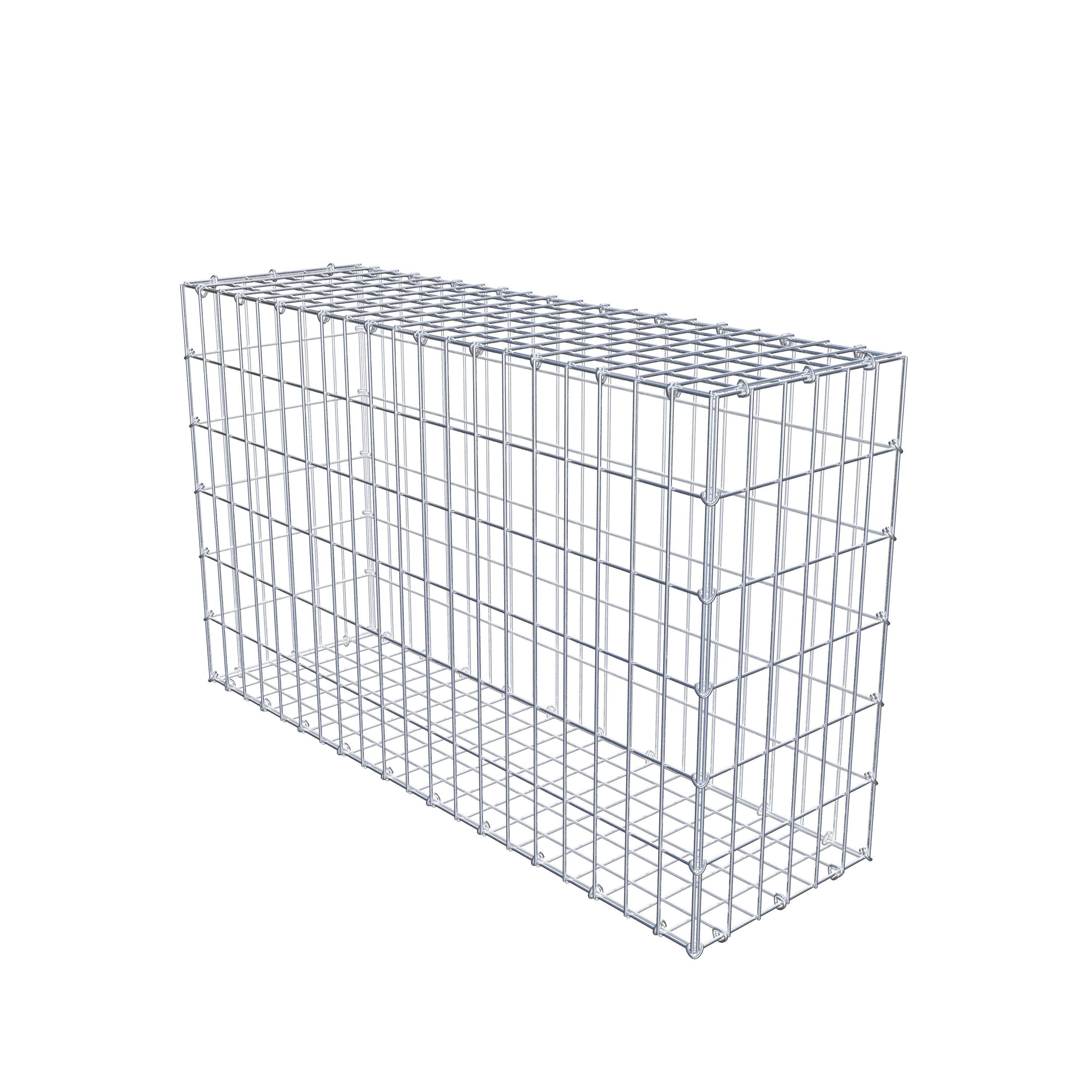 Gabion 100 cm x 60 cm x 30 cm (L x H x D), mesh size 5 cm x 10 cm, C-ring