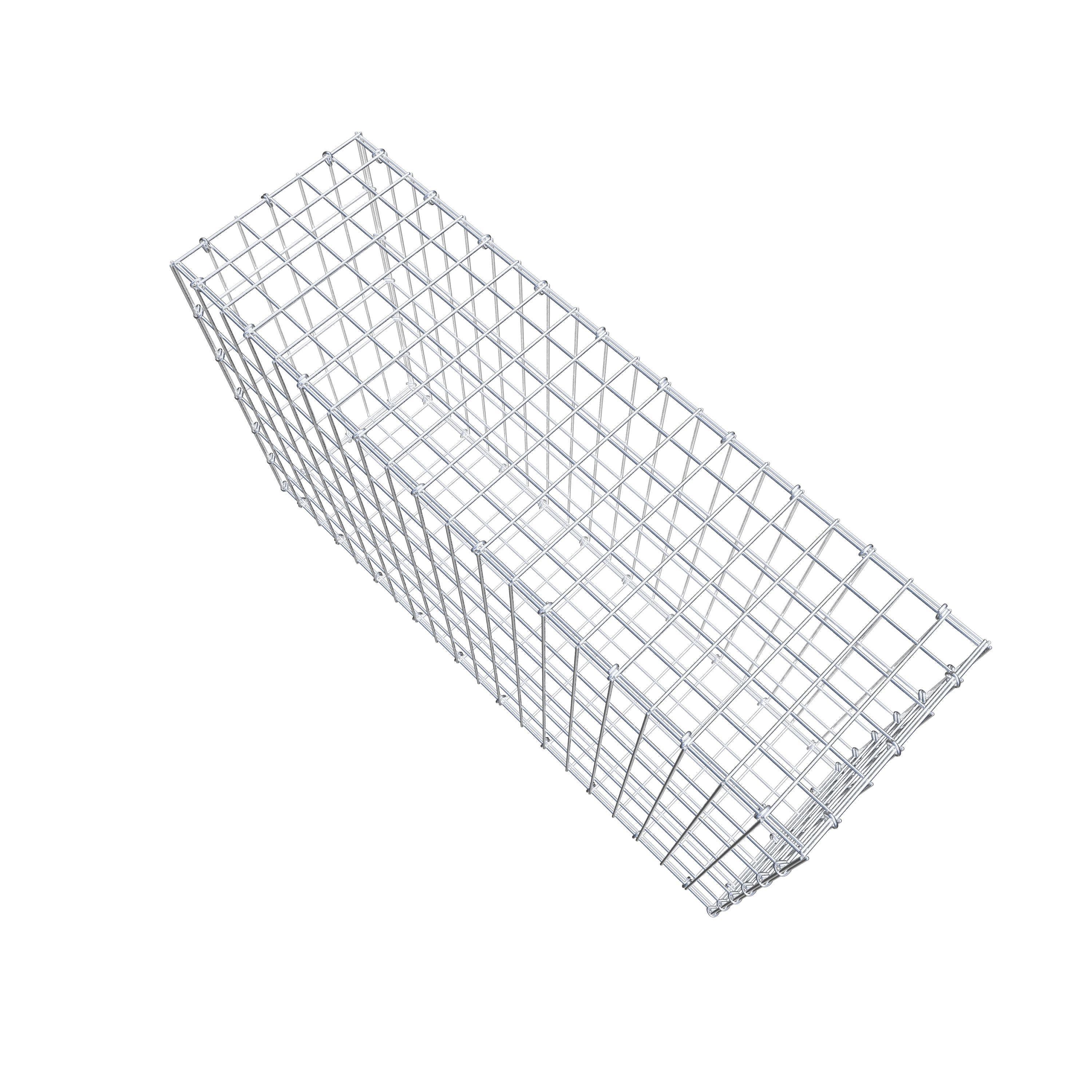 Gabion 100 cm x 60 cm x 30 cm (L x H x D), mesh size 5 cm x 10 cm, C-ring