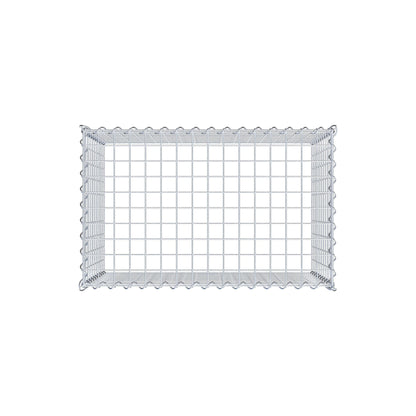 Påväxt gabion typ 3 80 cm x 50 cm x 50 cm (L x H x D), maskstorlek 5 cm x 5 cm, spiral