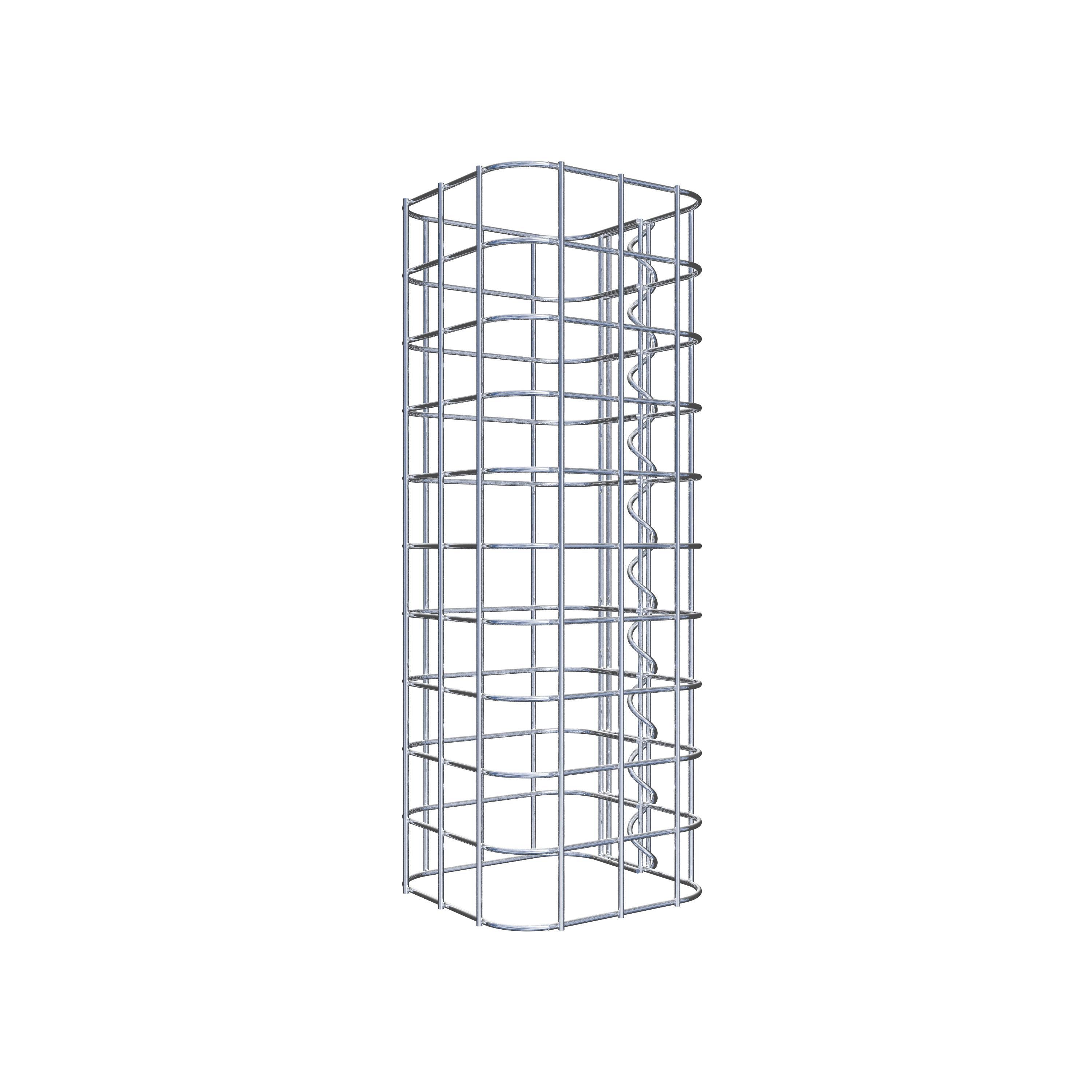 Gabion column 17 x 17 cm, MW 5 x 5 cm square