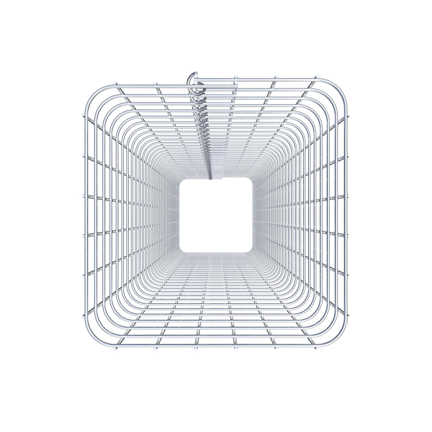 Colonne de gabion carrée 32 cm x 32 cm, hauteur 160 cm, MW 5 cm x 5 cm