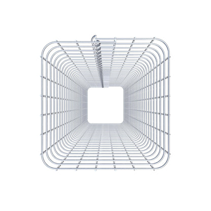 Colonne de gabion carrée 32 cm x 32 cm, hauteur 160 cm, MW 5 cm x 5 cm