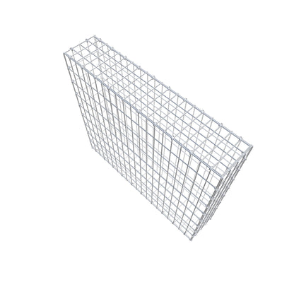Gabion 100 cm x 90 cm x 20 cm (L x H x P), mailles 5 cm x 10 cm, anneau en C