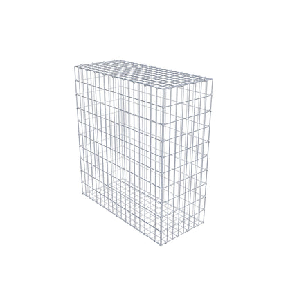 Gabion 100 cm x 90 cm x 40 cm (L x H x P), mailles 5 cm x 10 cm, anneau en C