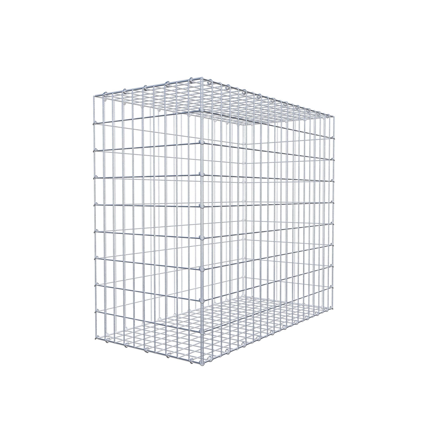 Gabion 100 cm x 90 cm x 50 cm (L x H x D), maskestørrelse 5 cm x 10 cm, C-ring