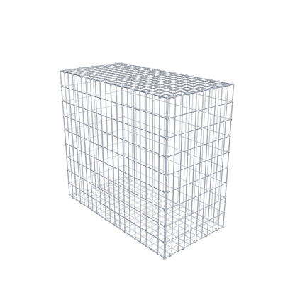 Gabion 100 cm x 90 cm x 50 cm (L x H x D), maskestørrelse 5 cm x 10 cm, C-ring