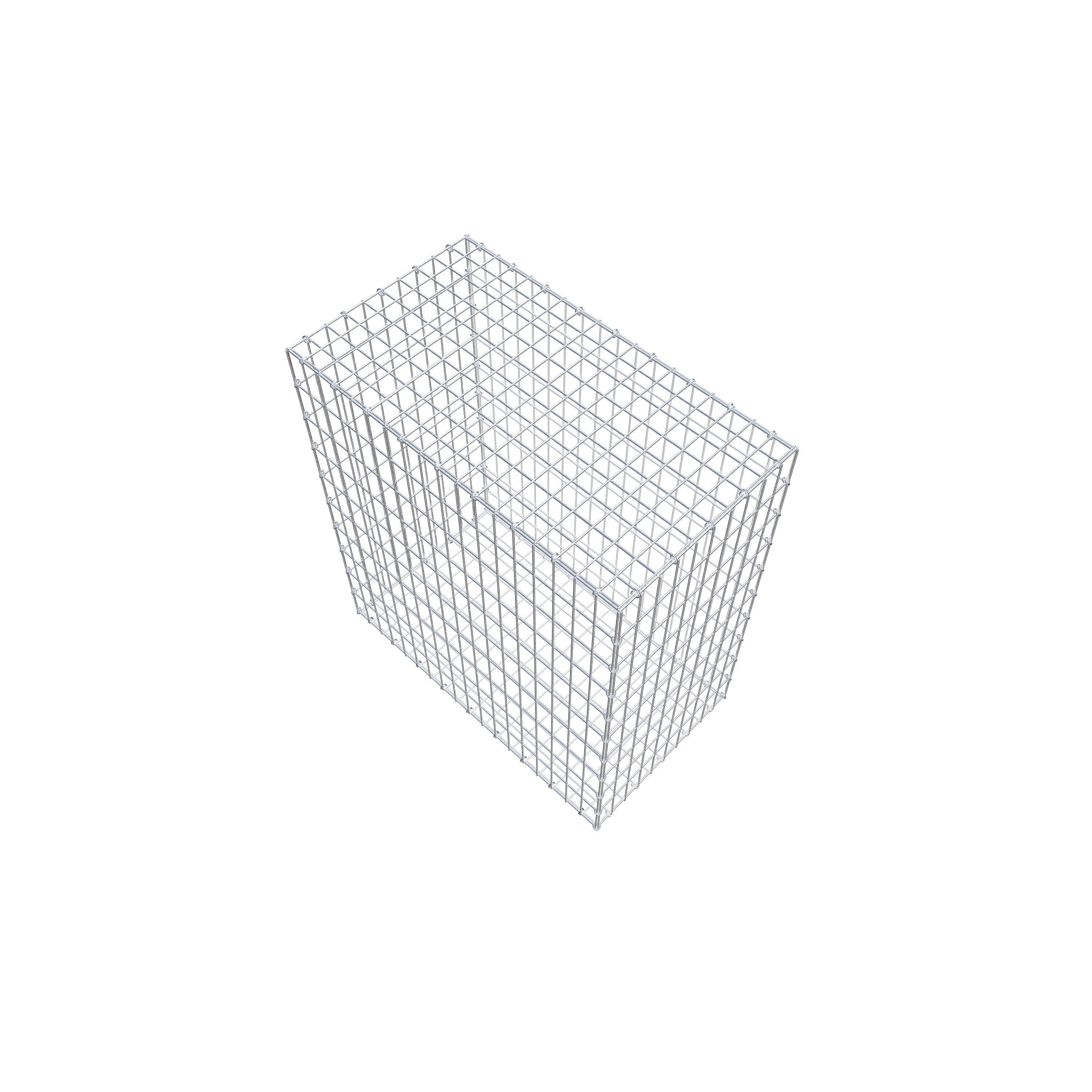 Gabion 100 cm x 90 cm x 50 cm (L x H x D), mesh size 5 cm x 10 cm, C-ring