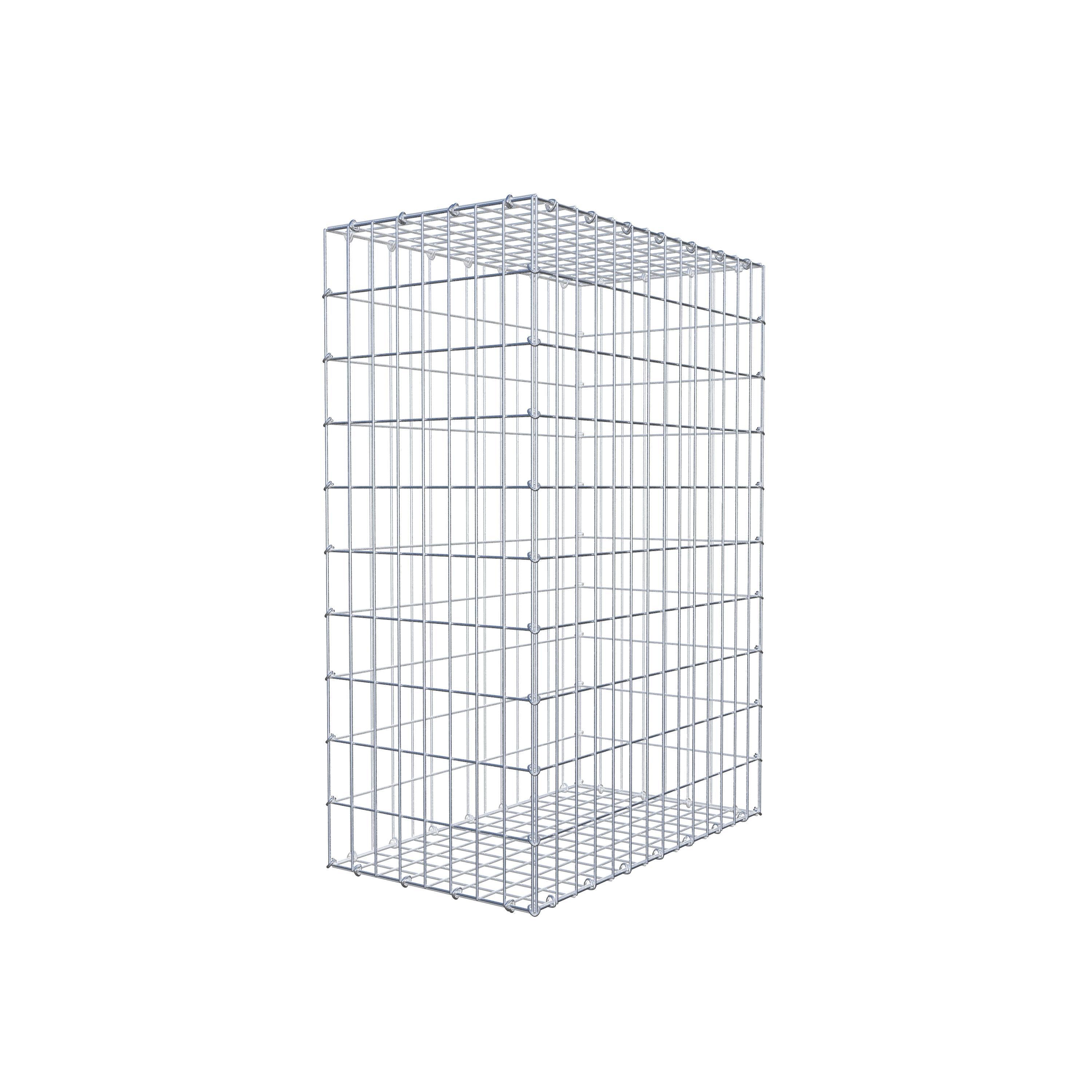 Gabion 100 cm x 70 cm x 40 cm (L x H x D), maskestørrelse 5 cm x 10 cm, C-ring