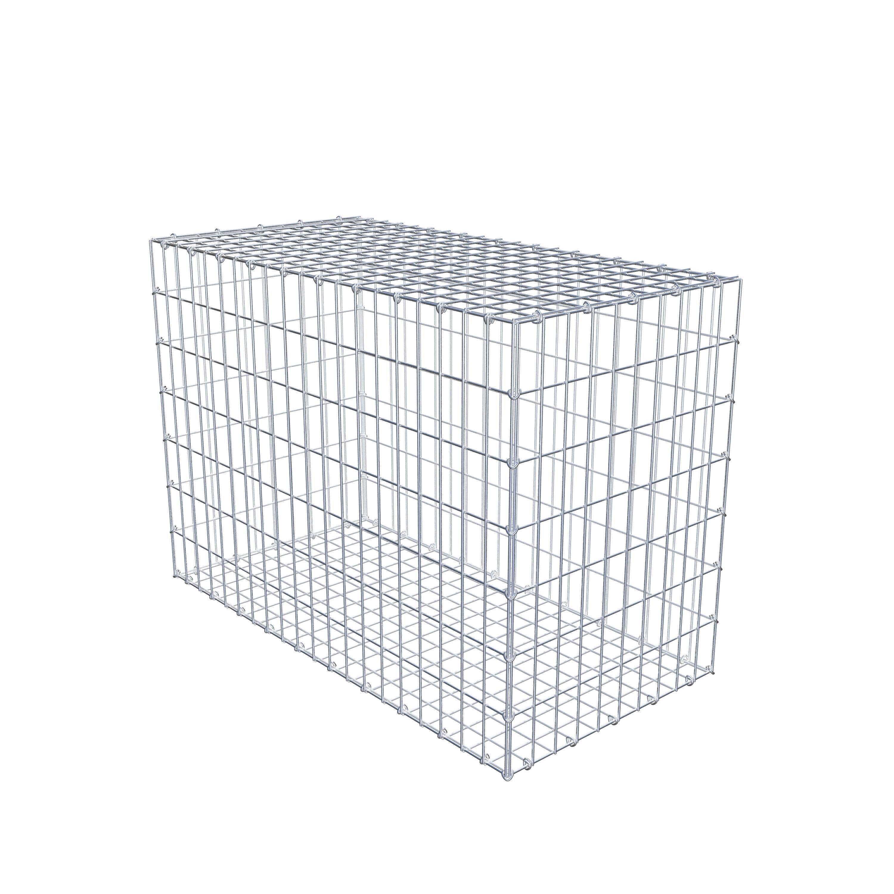 Gabion 100 cm x 70 cm x 50 cm (L x H x D), maskestørrelse 5 cm x 10 cm, C-ring